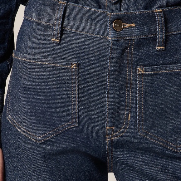 Jcrew Petite full-length slim-wide jean with patch pockets, 29P - Picture 3 of 8